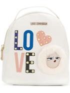 Love Moschino Small Love Backpack - White