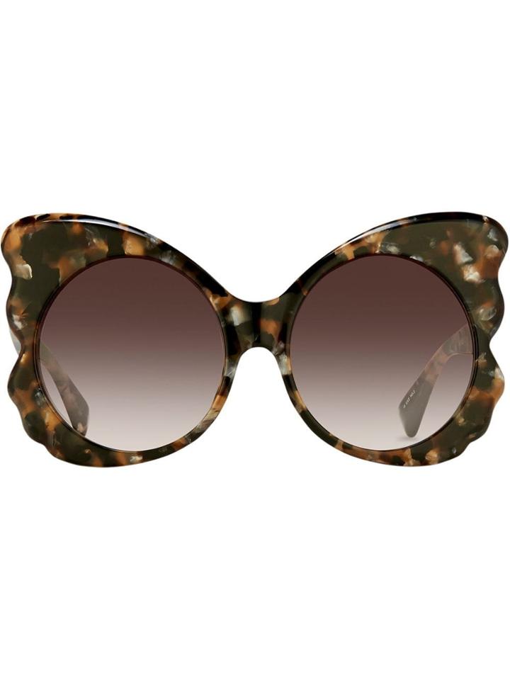Matthew Williamson Special Oversized Sunglasses - Brown