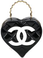 Chanel Vintage Heart Tote, Women's, Black
