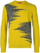 Missoni Contrast Knitted Sweater - Yellow & Orange