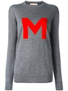 Marni M Jumper, Women's, Size: 40, Grey, Nylon/virgin Wool