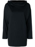 Comme Des Garçons Pre-owned Longsleeved Shift Blouse - Black