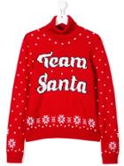 Philosophy Di Lorenzo Serafini Kids Teen Team Santa Sweater - Red