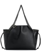 Stella Mccartney Large Lined Falabella Tote Bag - Black