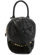 Moschino Quilted Cap Tote - Black