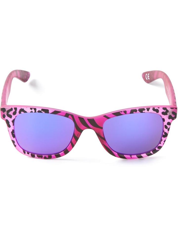 Italia Independent Tiger Print Sunglasses