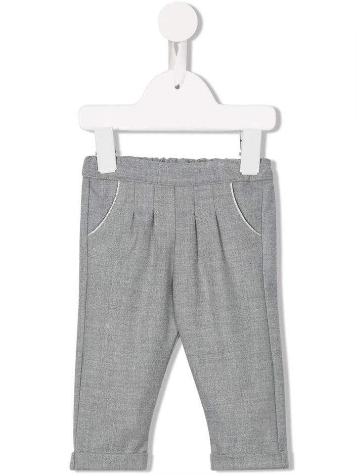 Tartine Et Chocolat - Pleated Trousers - Kids - Polyester/spandex/elastane/viscose - 12 Mth, Toddler Girl's, Grey