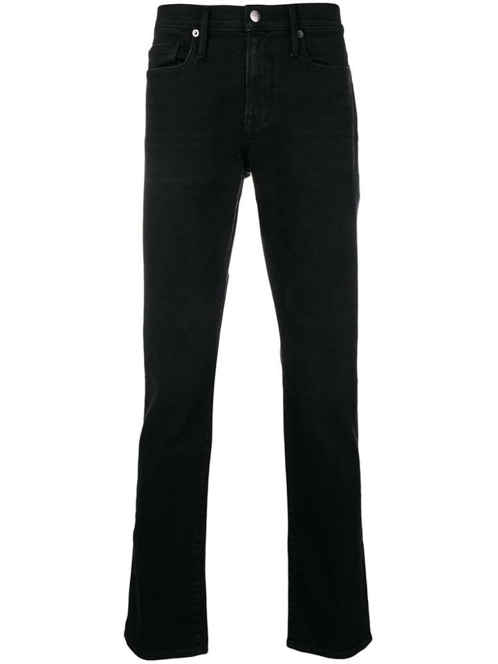 Frame Straight Leg Jeans - Black