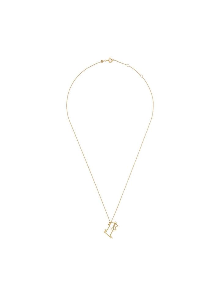 Aliita 9kt Yellow Gold Gato Necklace
