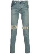 Monkey Time Ripped Knee Jeans - Blue