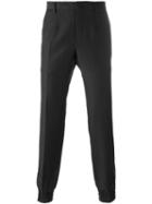 Wooyoungmi Tailored Trousers, Men's, Size: 50, Black, Polyester/spandex/elastane/wool
