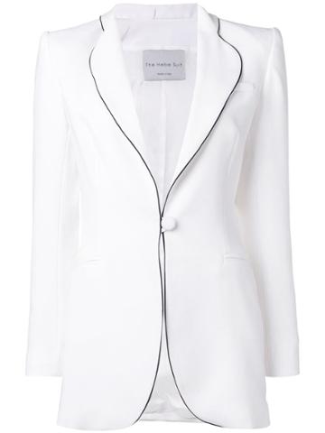 Hebe Studio Smoking Blazer - White