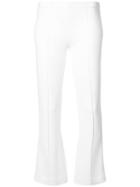 The Row Flared Cropped Trousers - White