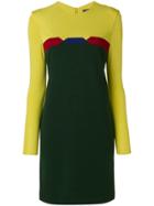 Versace Vintage Colour-block Dress - Green