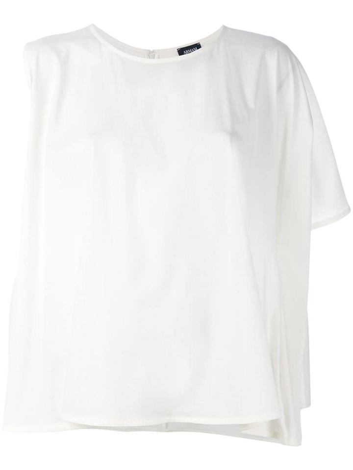 Armani Jeans Asymmetric T-shirt - White