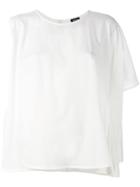 Armani Jeans Asymmetric T-shirt - White
