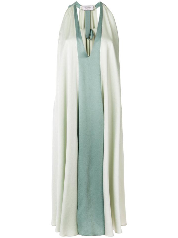 Valentino V-neck Dress - Green
