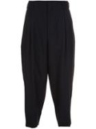 Comme Des Garçons Homme Plus Cropped Trousers, Men's, Size: Small, Black, Wool