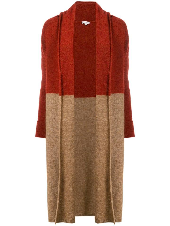 Borgo Asolo Shawl Collar Knitted Coat - Neutrals