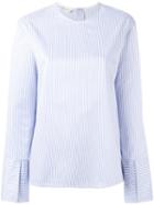 Golden Goose Deluxe Brand - Pinstripe Blouse - Women - Cotton - Xs, Women's, Blue, Cotton