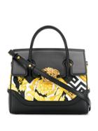 Versace Barocco Print Palazzo Empire Bag - Black