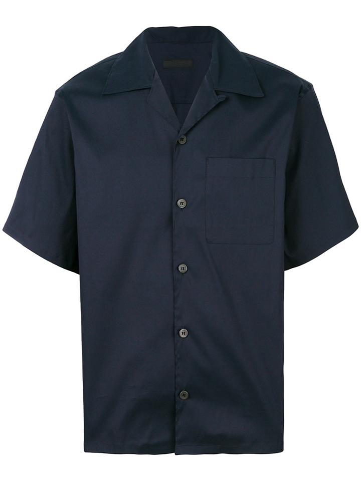 Prada Classic Short Sleeved Shirt - Blue