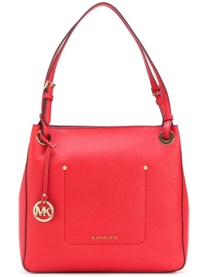 Michael Michael Kors Square Tote Bag - Red