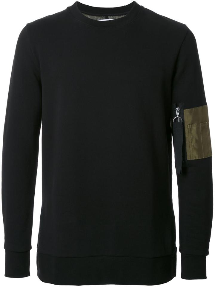 Matthew Miller Contrast Panel Sweatshirt