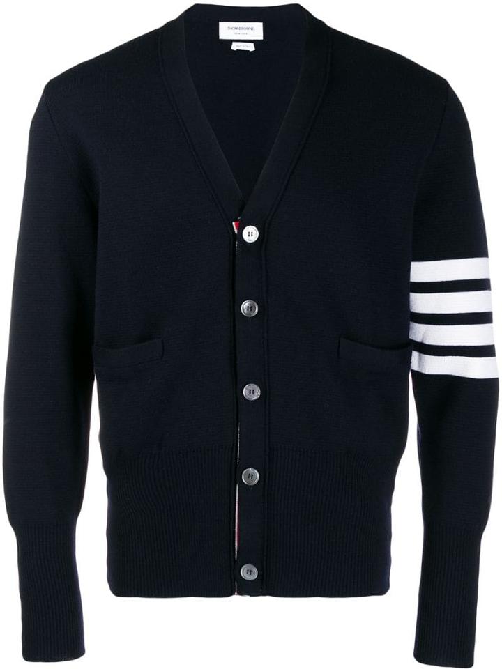 Thom Browne Slim Fit Cardigan - Blue