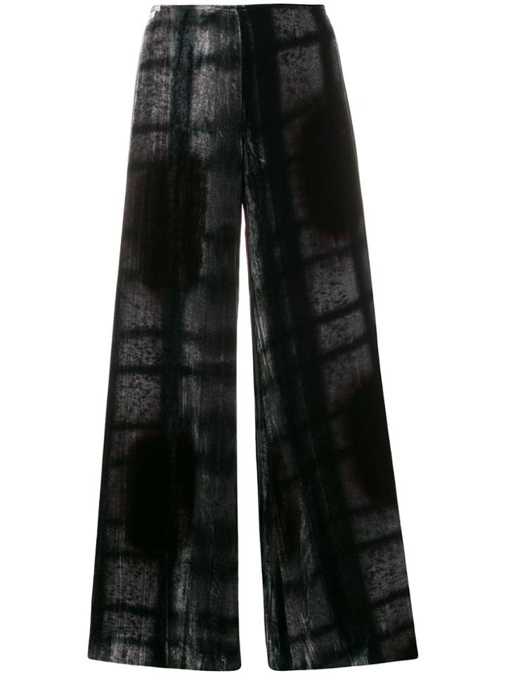 Romeo Gigli Pre-owned 1990s Grid Pattern Trousers - Green