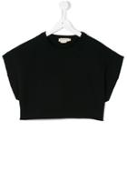 Andorine Teen Fleece Top - Black