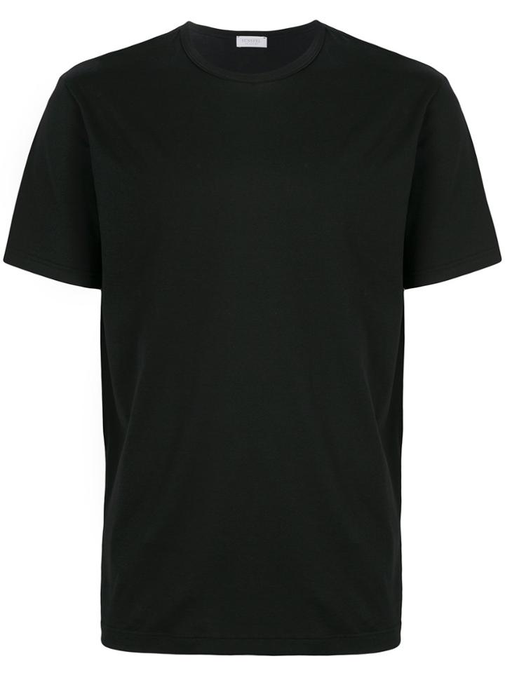 Sunspel Plain T-shirt - Black