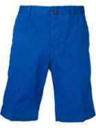 Pt01 Pleated Bermuda Shorts, Men's, Size: 52, Blue, Cotton