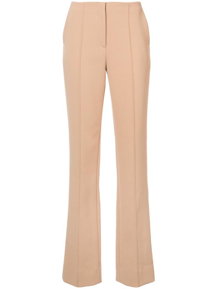 Dvf Diane Von Furstenberg Pleat Front Dress Trousers - Nude & Neutrals