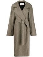 Lemaire Oversized Belted Coat - Neutrals