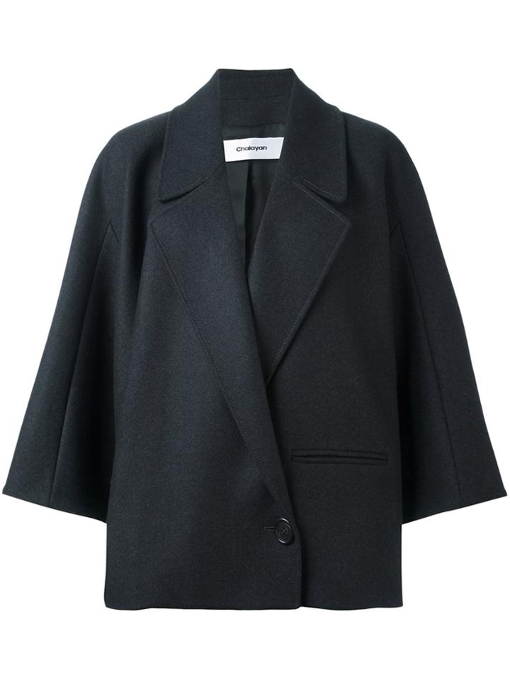 Chalayan Wide Collar Jacket - Grey