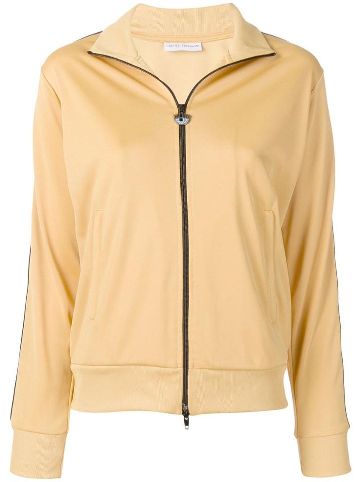 Chiara Ferragni Logomania Track Jacket - Yellow