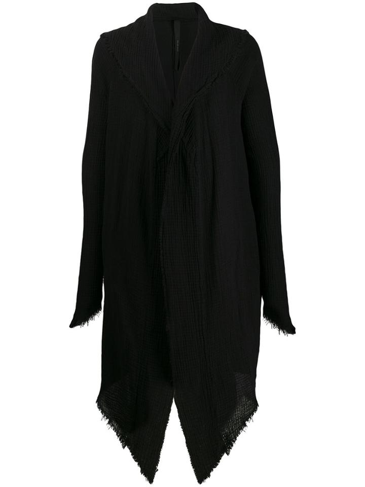 Army Of Me Frayed Cardi-coat - Black