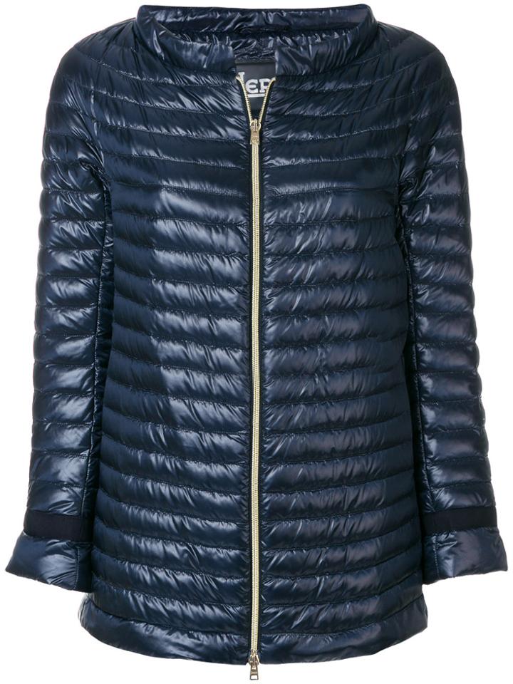 Herno Short Padded Jacket - Blue
