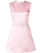 Christopher Kane Pearl Embellished Mini Dress - Pink