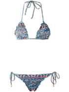 Sub Triangle Bikini Set, Women's, Size: G, Blue, Spandex/elastane/polyamide