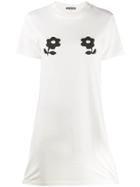 Alexa Chung Oversized Floral Print T-shirt - White