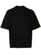 Julius Ribbed Design T-shirt - Black