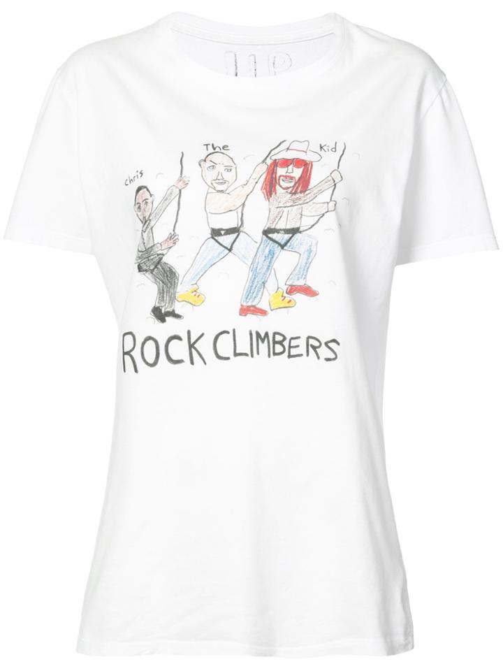 Unfortunate Portrait Rock Climbers T-shirt - White