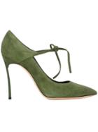 Casadei Stiletto Heel Tie-string Pumps