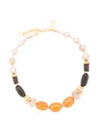 Lizzie Fortunato Jewels Sublime Sunrise Necklace - Yellow & Orange