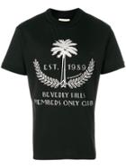 Ih Nom Uh Nit Palm Embroidered T-shirt - Black