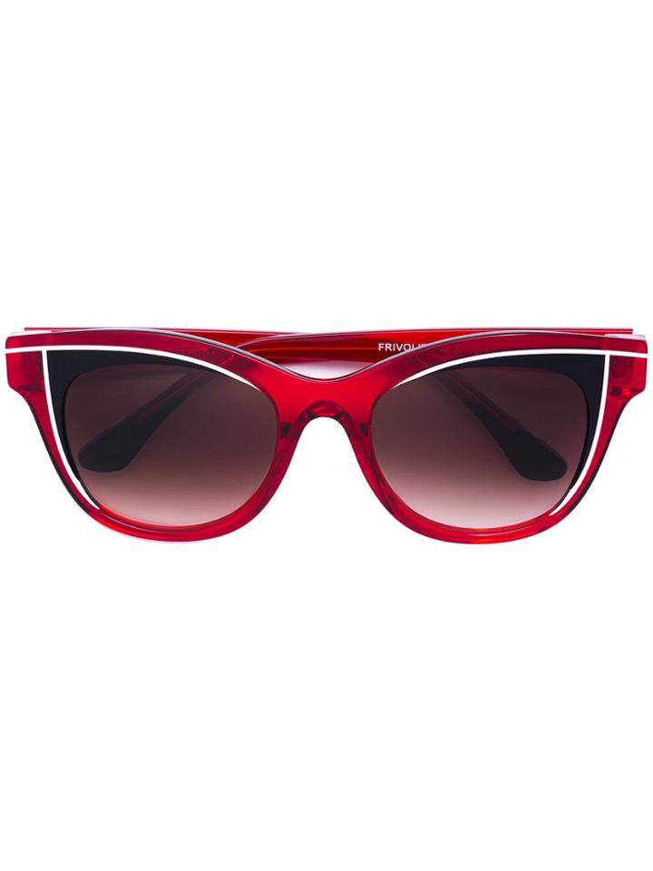 Thierry Lasry Square Frame Sunglasses - Red