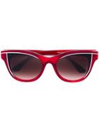 Thierry Lasry Square Frame Sunglasses - Red