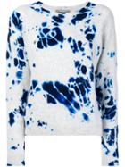 Suzusan Tie-dye Fitted Sweater - Grey